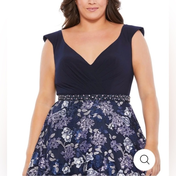 MAC DUGGAL 67764 NWT FABULOUSS PLUS SIZE LONG DRESS - Picture 3 of 6